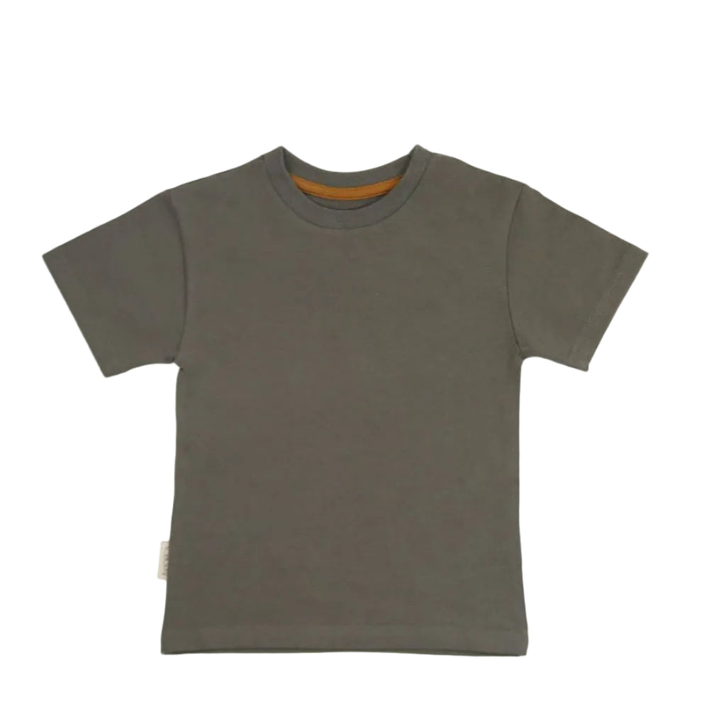 Kids Organic Cotton T-Shirt | Dusty Olive