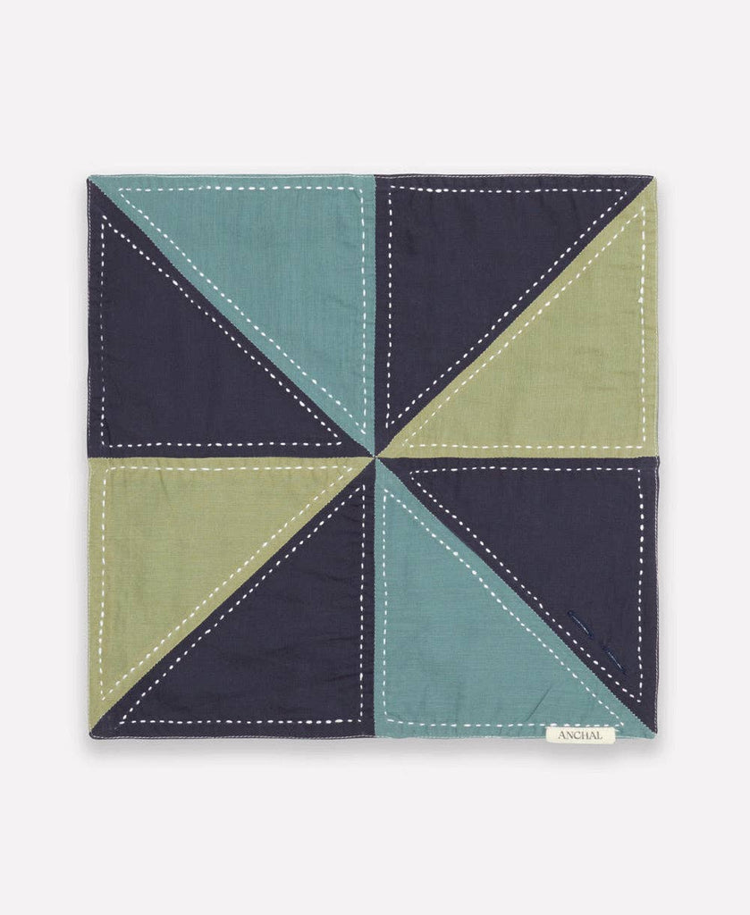 Baby Colorblock Bandana Bib | Sage
