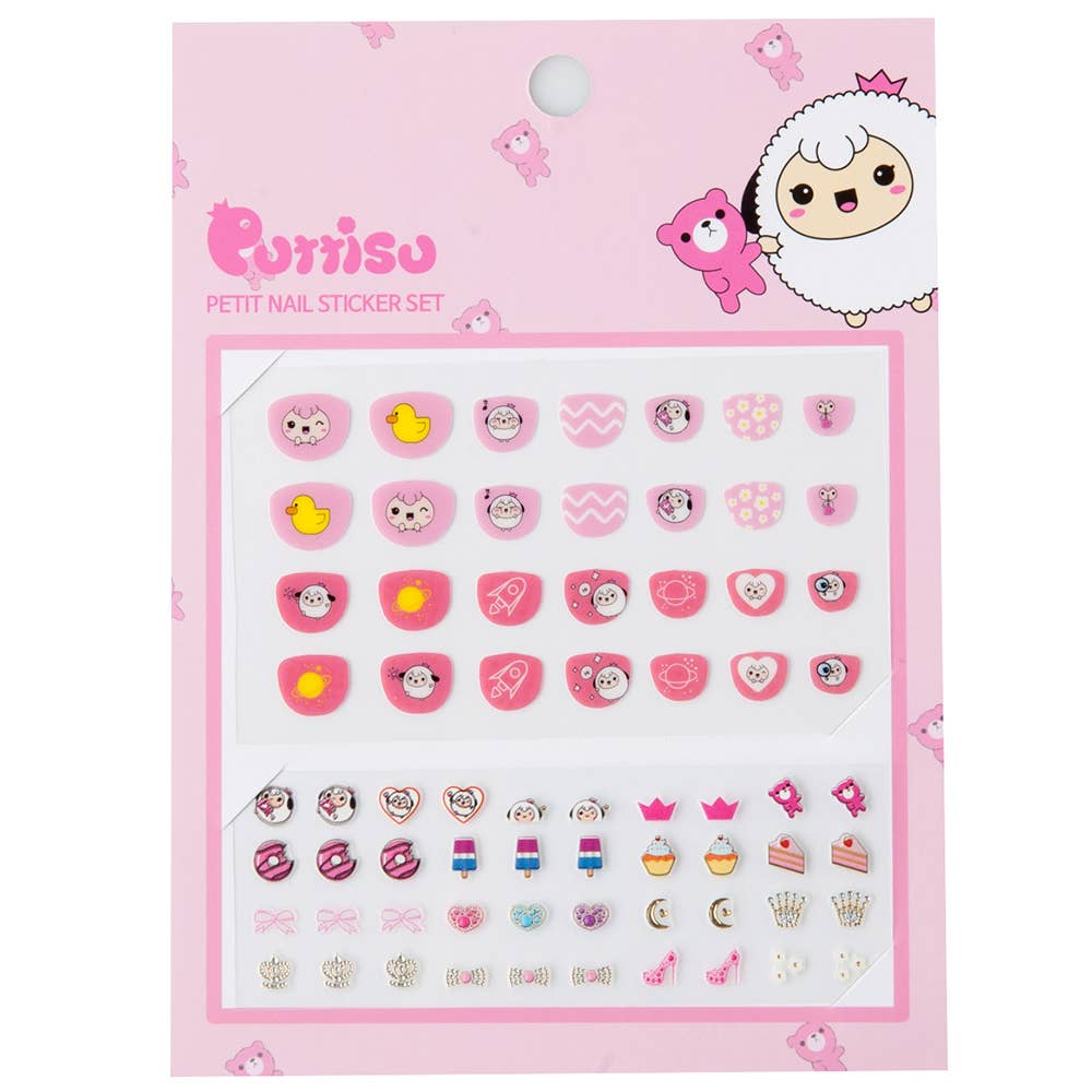 Puttisu Petit Nail Sticker Set | Strawberry Cake Yummy