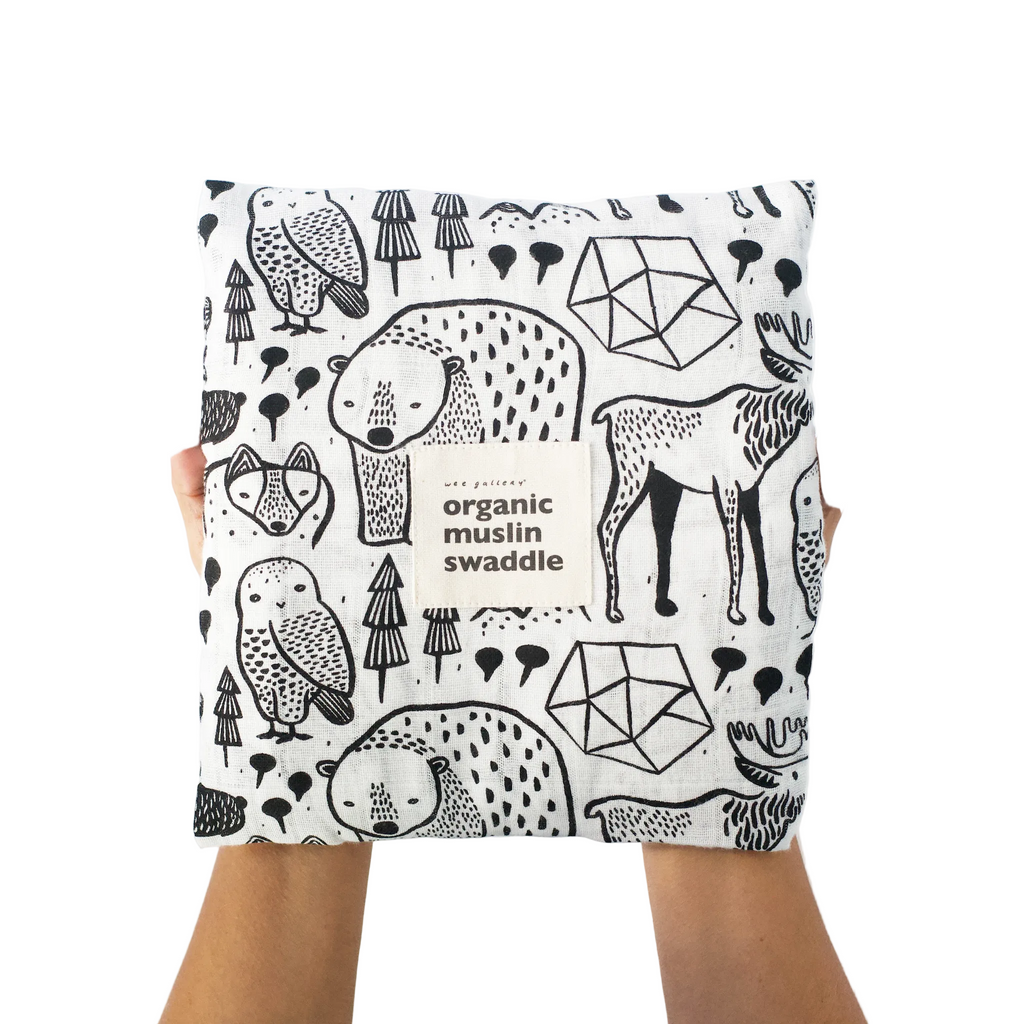 Organic Muslin Swaddle | Nordic