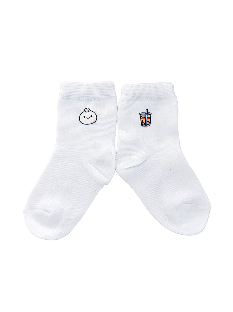 Baby & Toddler Boba Dumpling Duo | White