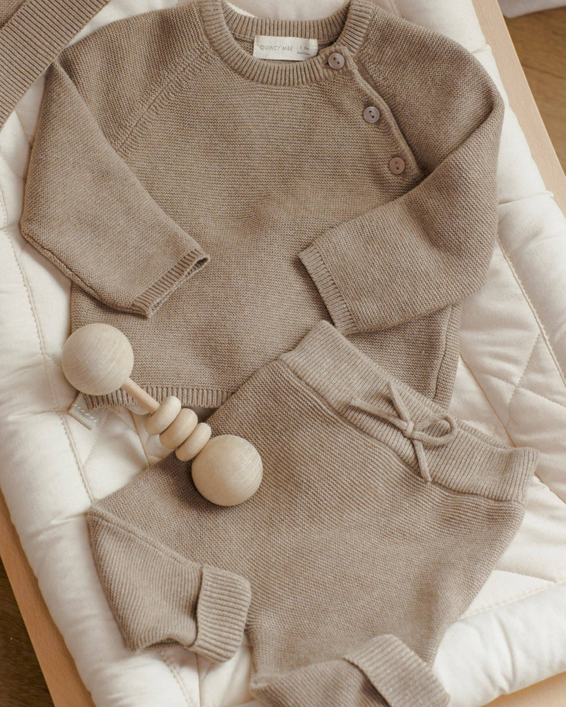 Baby Knit Pant | Brown