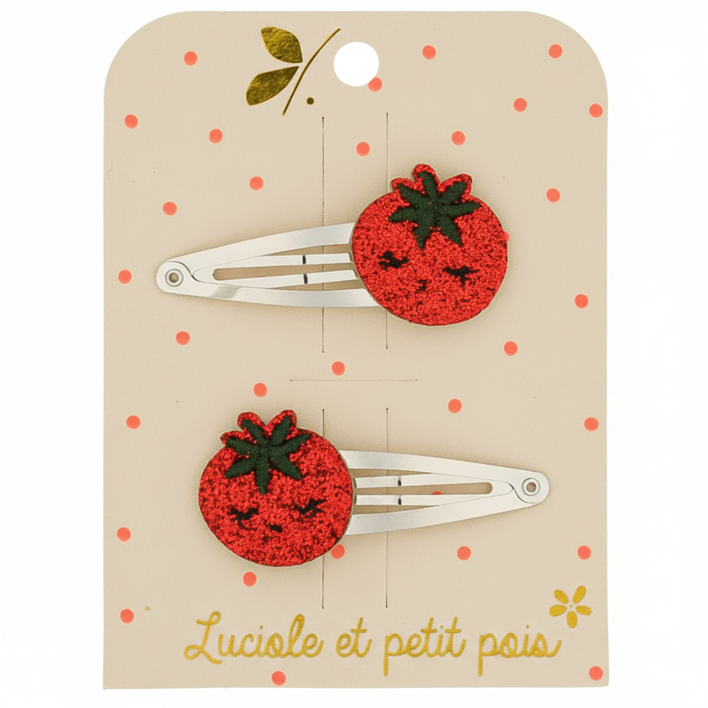 Tomi the Tomato Hair Clips