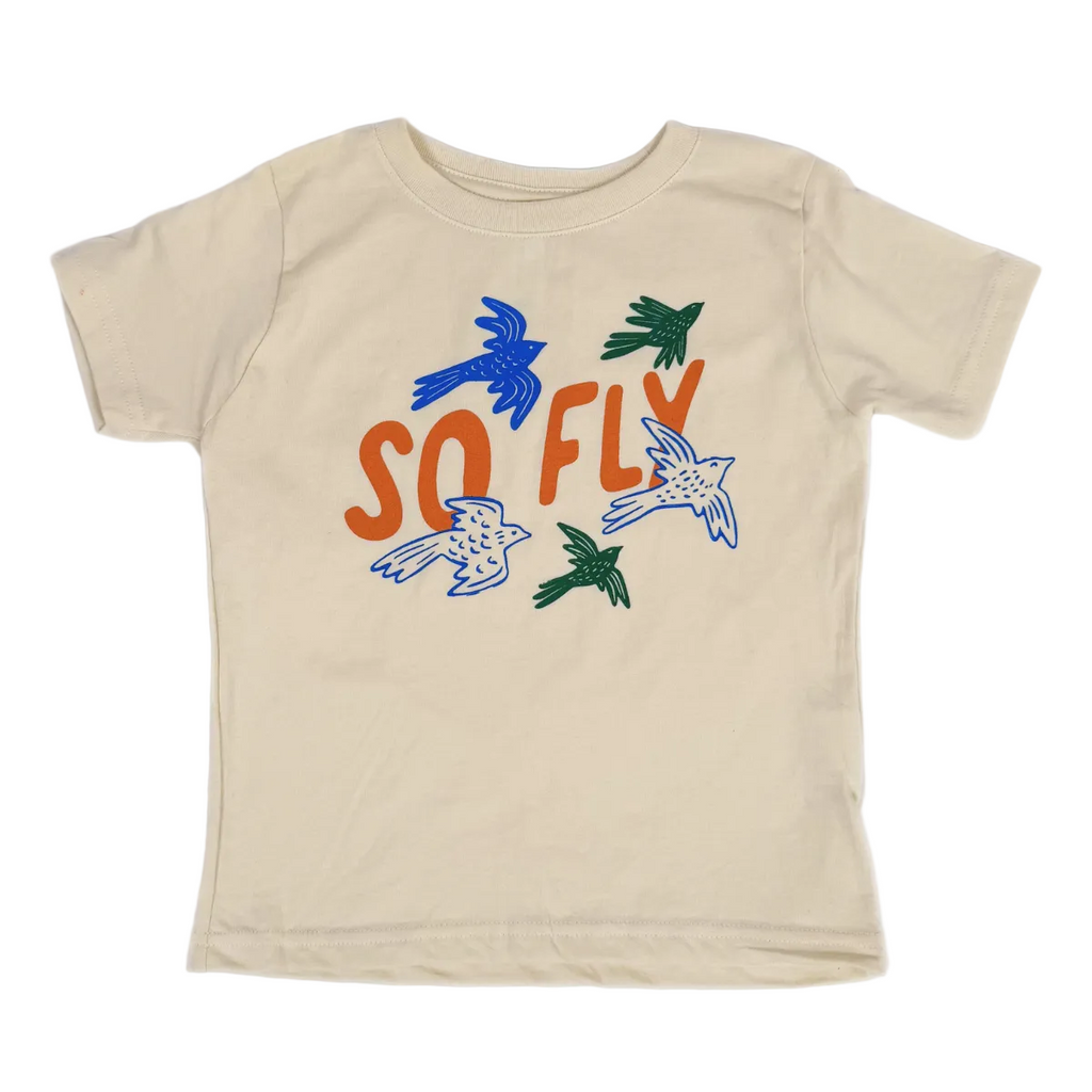 Toddler &  Kids So Fly Tee | Beige