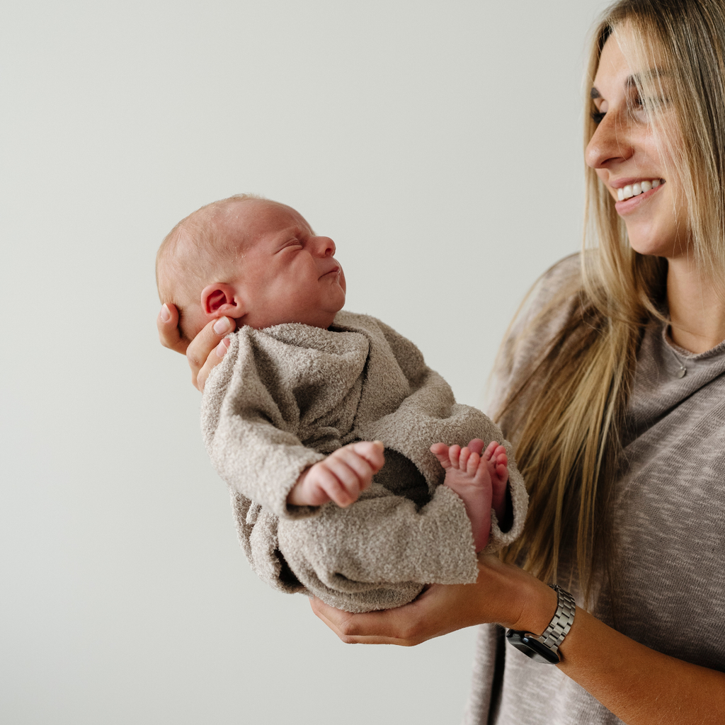 Baby Cozy Kimono Set | Taupe