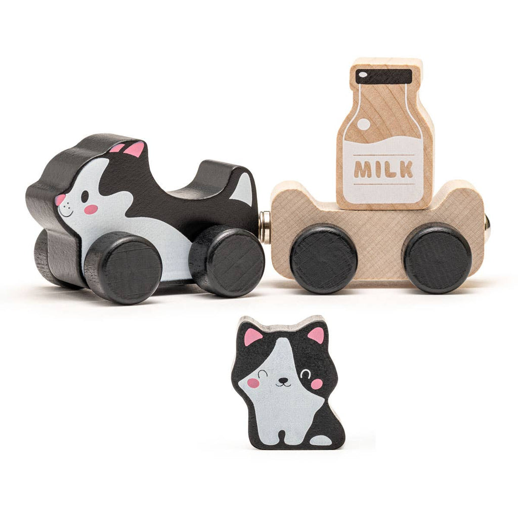 Wooden Clever Кitties Toy Set