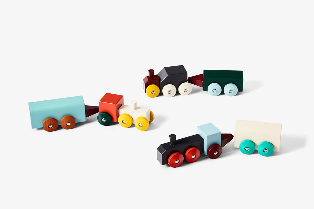 Wooden Connecting Train Toy