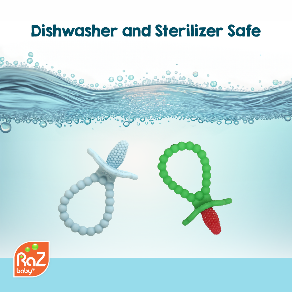 RaZberry Silicone Teether Plus | Pink