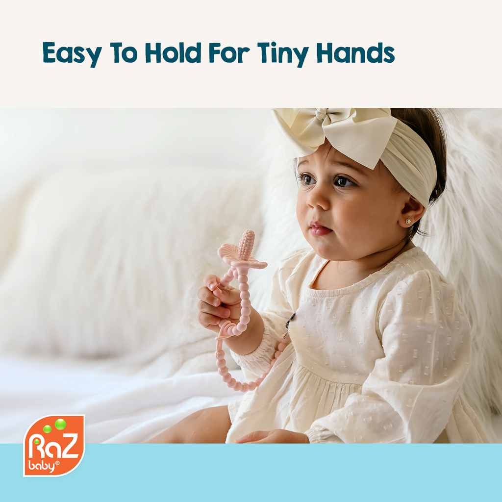 RaZberry Silicone Teether Plus | Grey