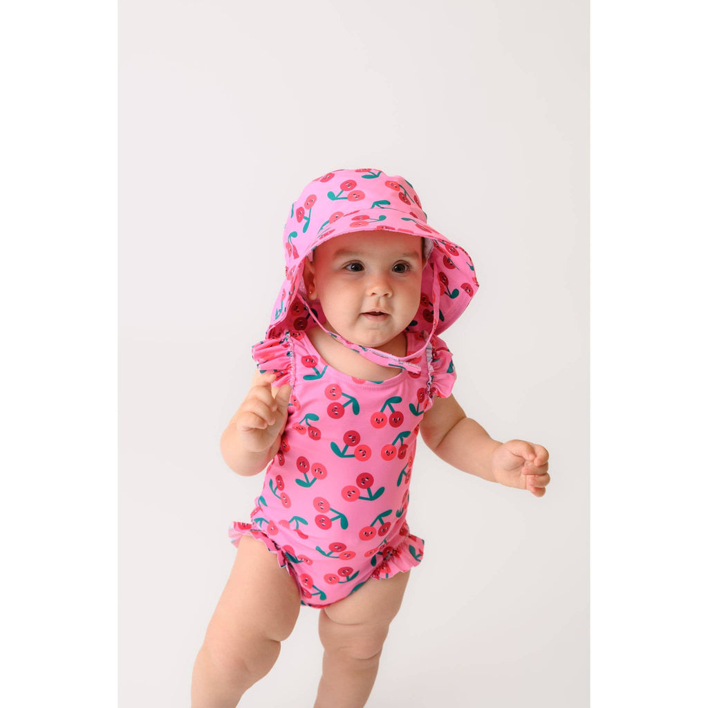 Toddler Cherry Bucket Sun Hat