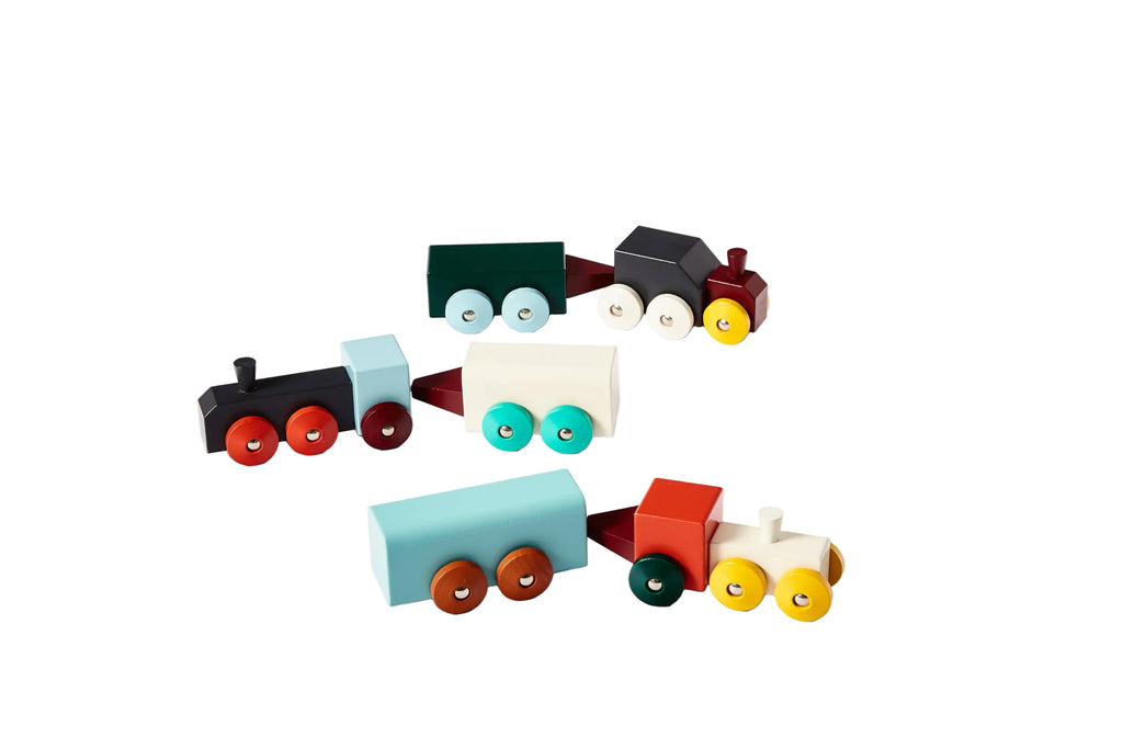 Wooden Connecting Train Toy