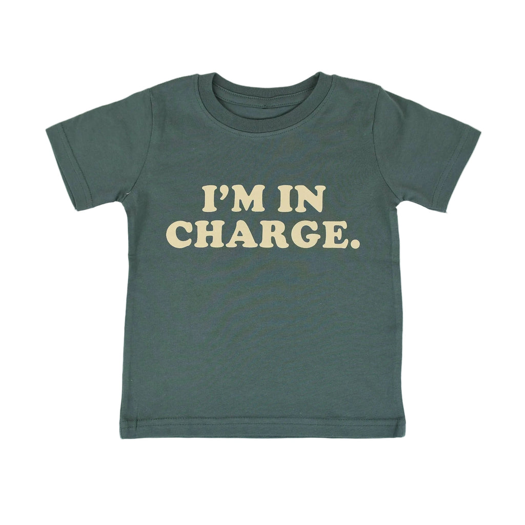 Toddler & Kids I'm In Charge Toddler Tee | Green