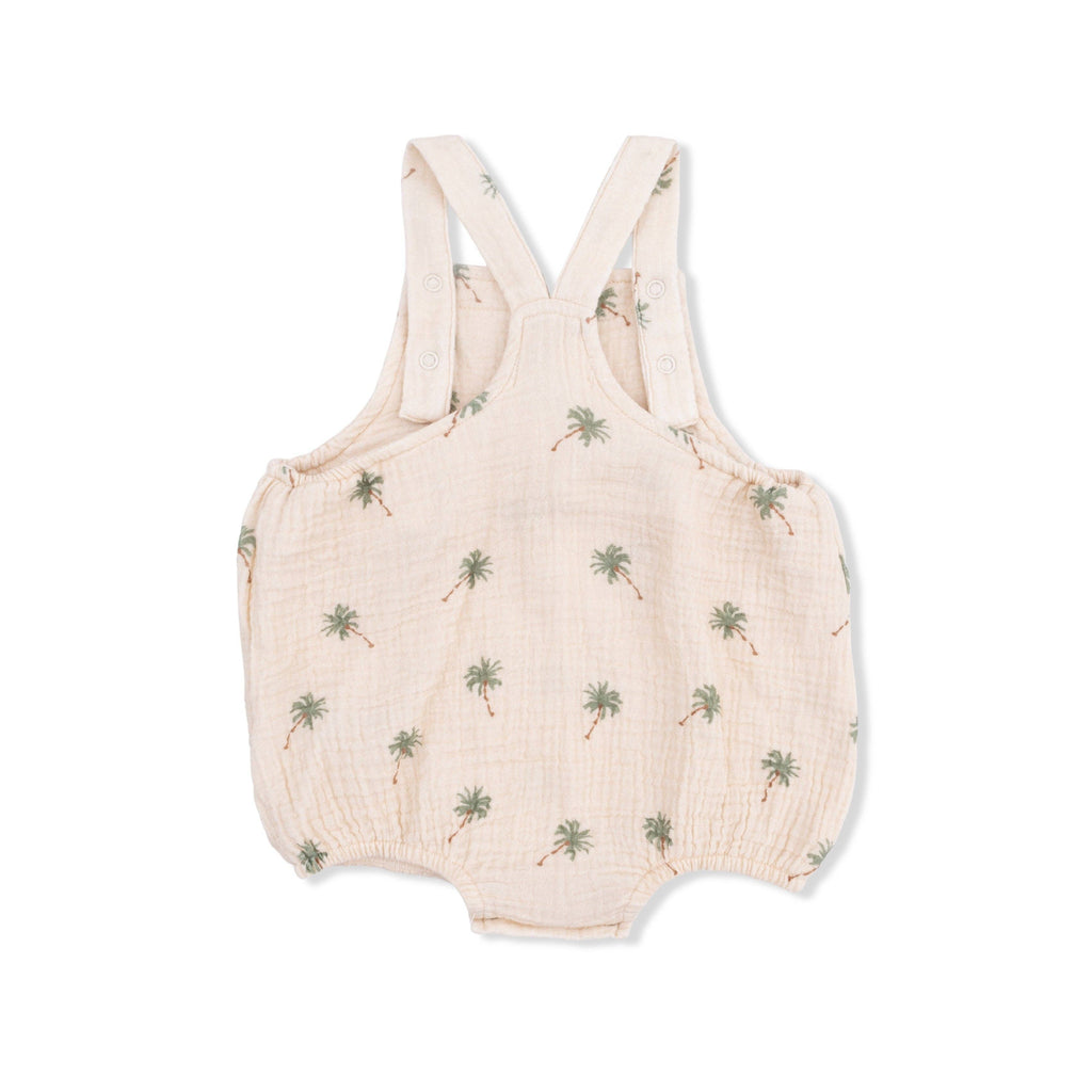 Baby Palm Trees Sunsuit | Cream
