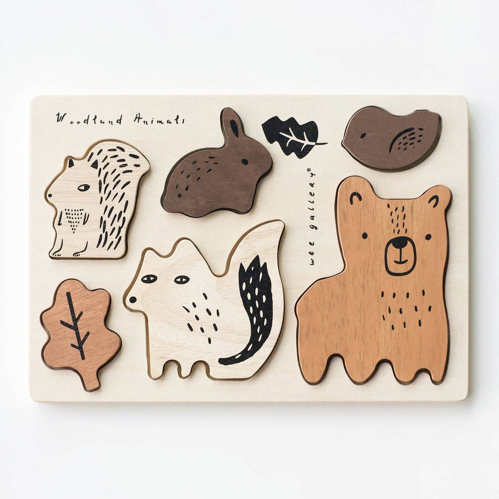 Wooden Tray Puzzle | Woodland Animals - 2nd Edition