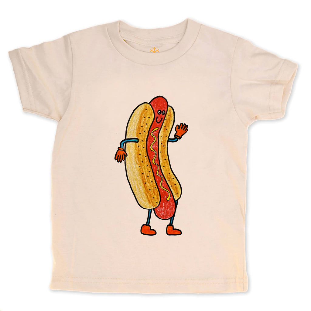 Toddler Organic Tee | Hot Dog