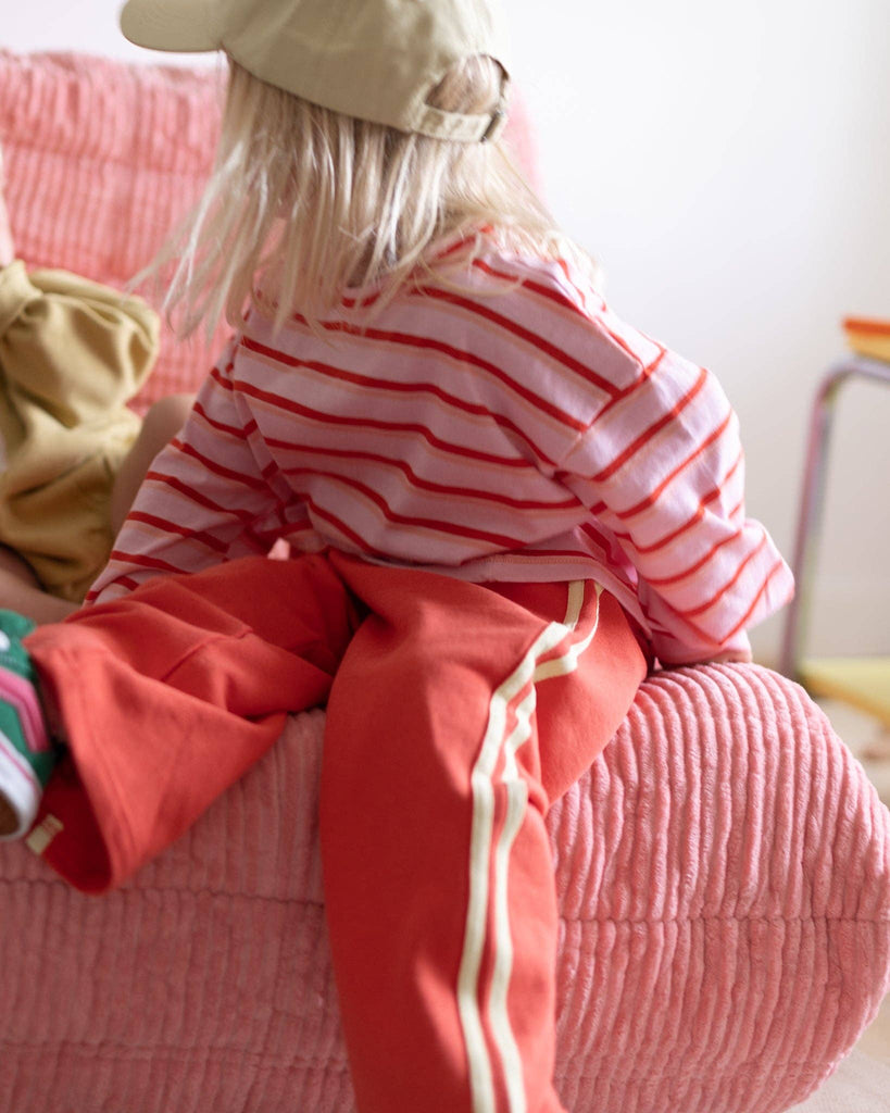 Kids Crosswalk Trackies | Red