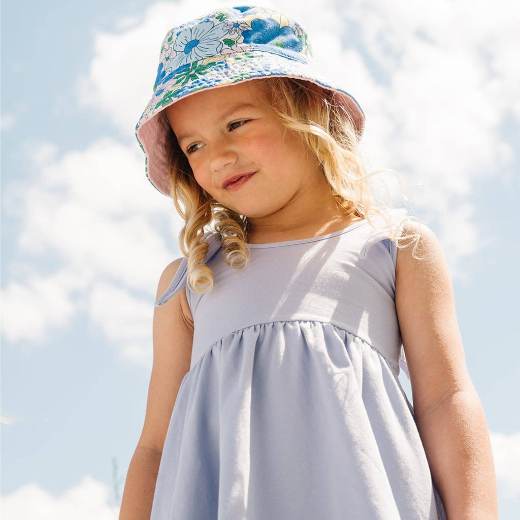 Girls Bow Tank Ballet Dress | Periwinkle