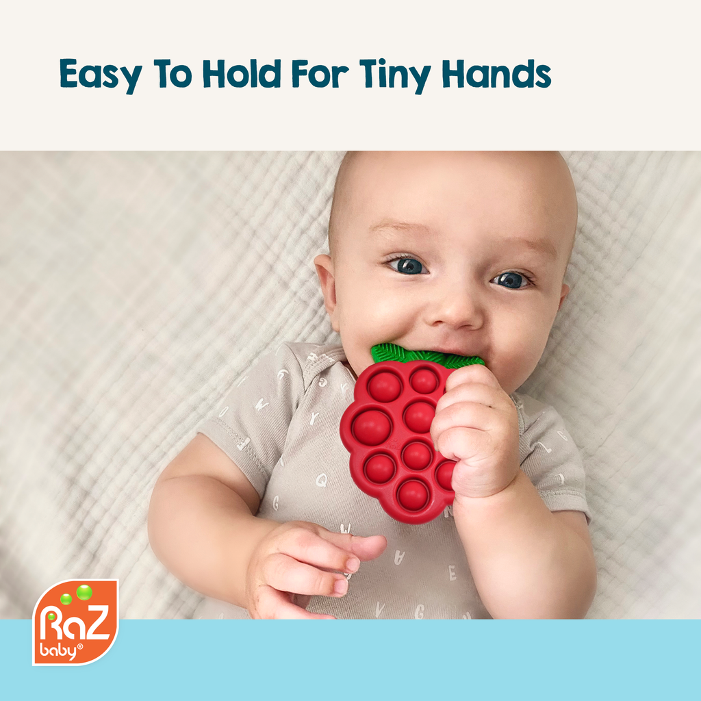 RaZberry Pop Silicone Teether Sensory Toy