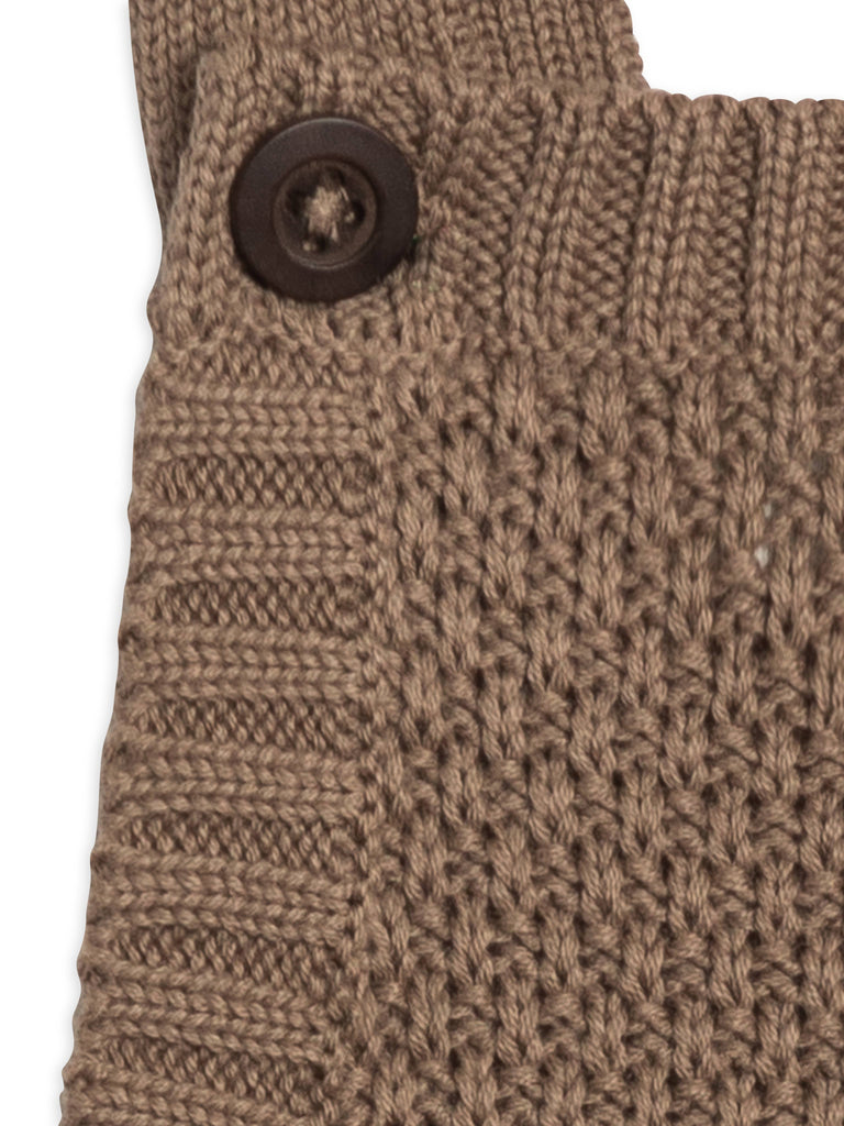 Briggs Seed Stitch Sweater Knit Overalls - Taupe