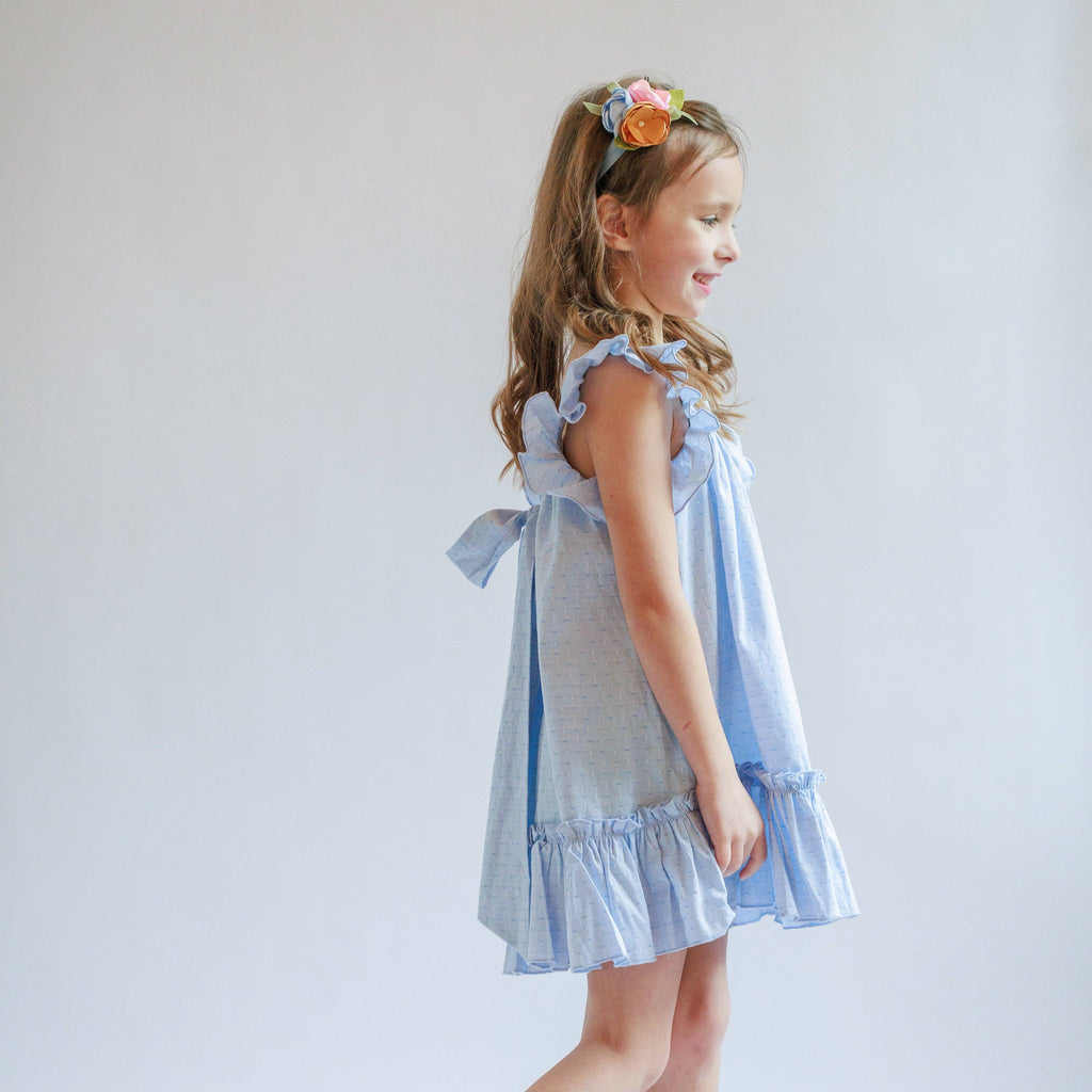 Baby & Girls Tenley Dress| Light Blue