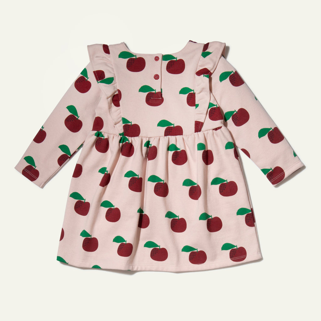 Recycled Cotton Apples Kid Ruffle Dress