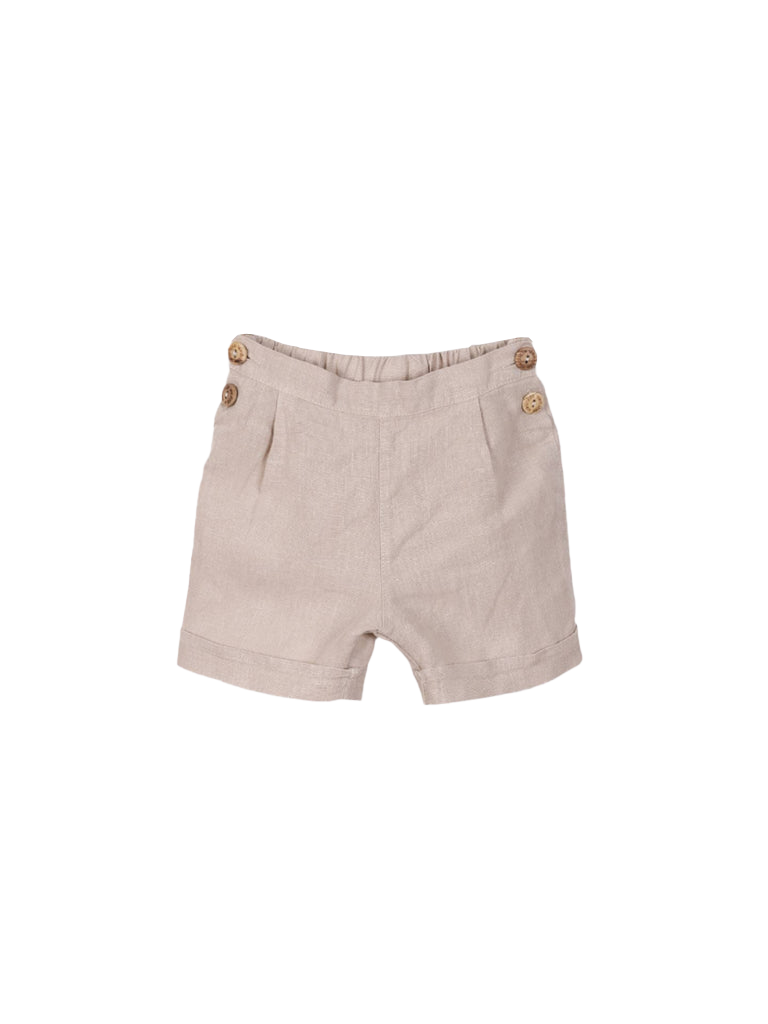 Baby Linen Shorts | Natural