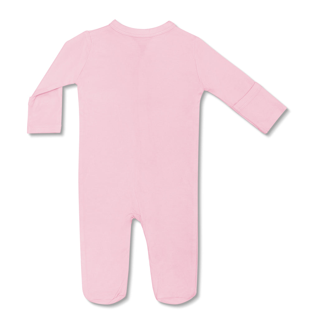 Baby Bamboo Blend Footie | Ballet Slipper Pink