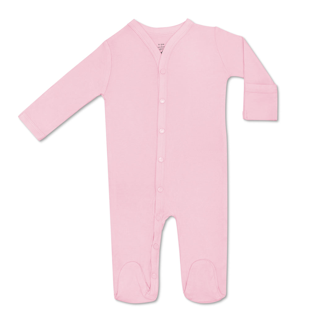 Baby Bamboo Blend Footie | Ballet Slipper Pink