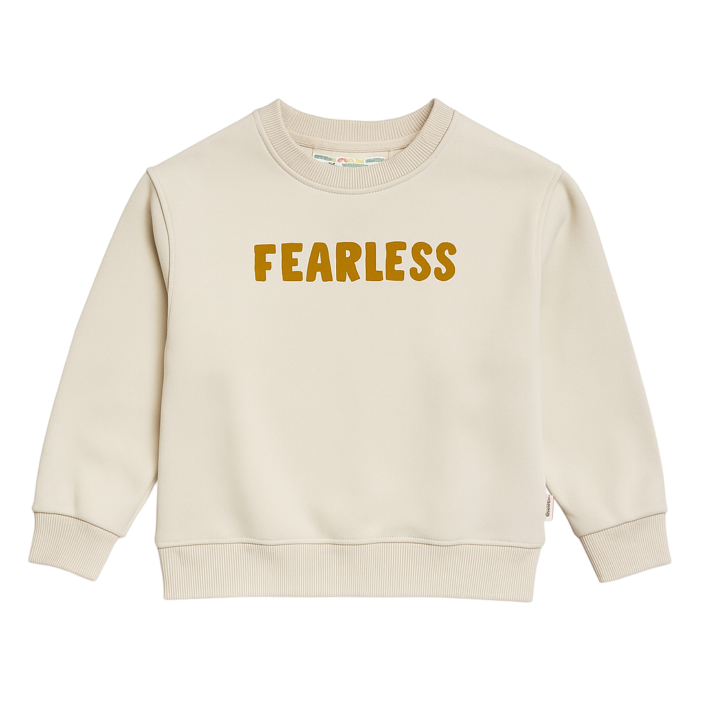 Kids Fearless Pullover | Natural