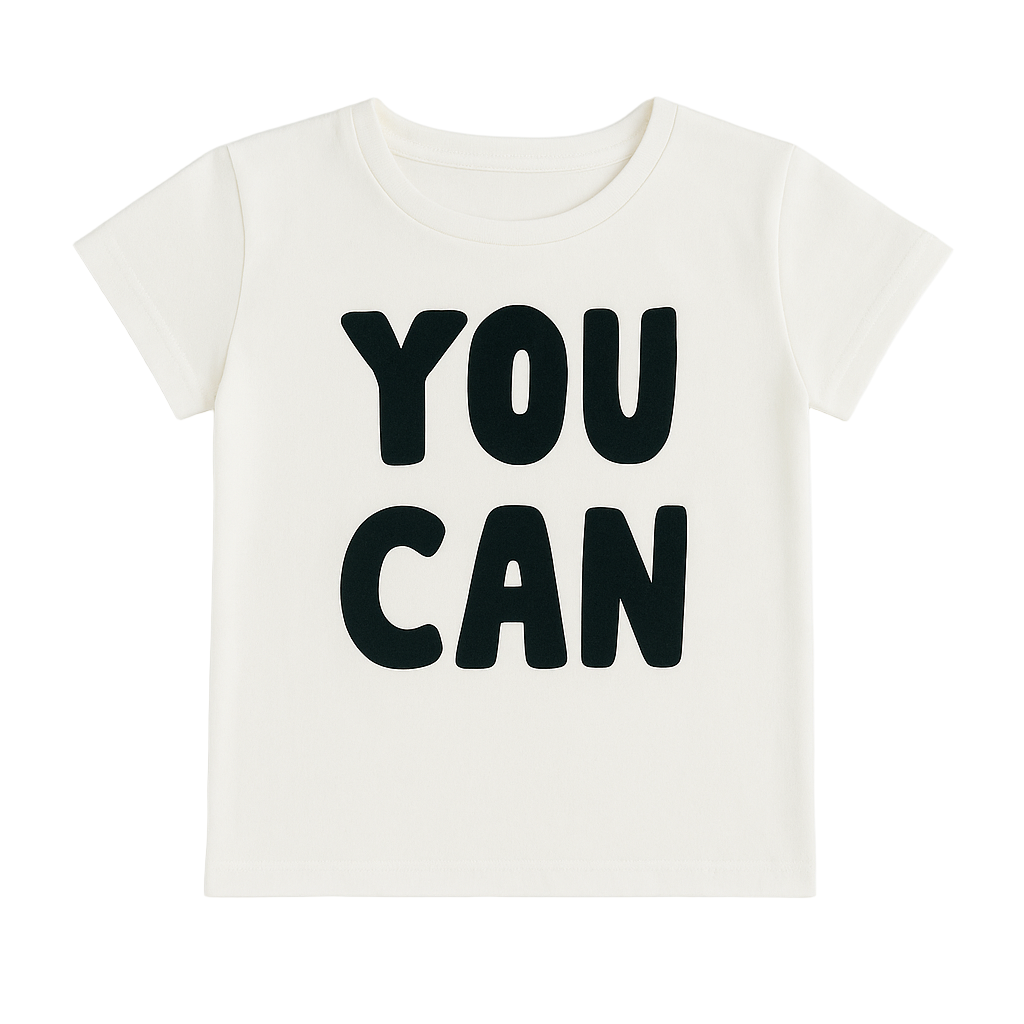 Kids You Can T-Shirt | White