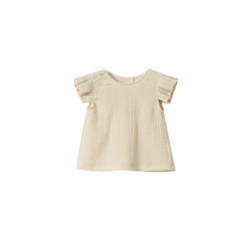 トップス mamiii SIDE RUFFLE ASYMMETRY TOPS/サイドラッフルアシンメトリー