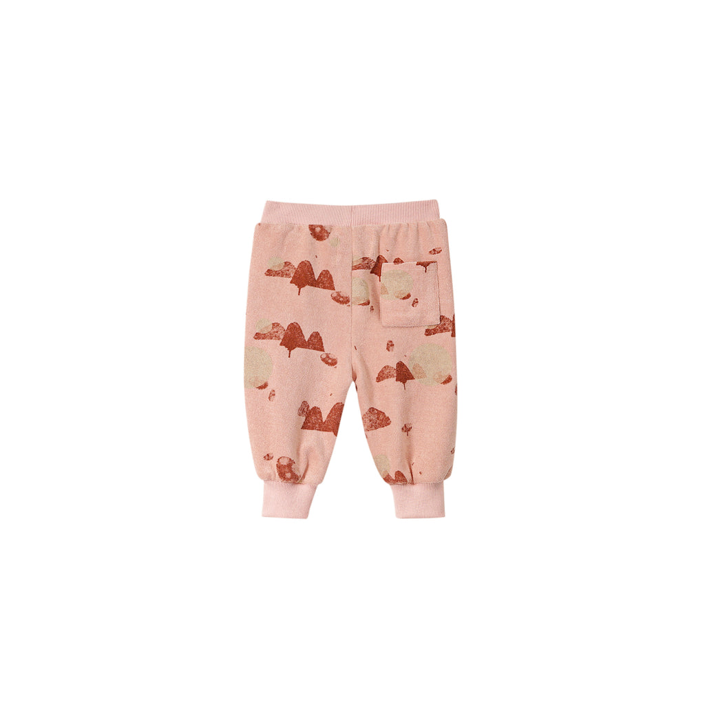 Baby Terry Joggers - Peach | OM762