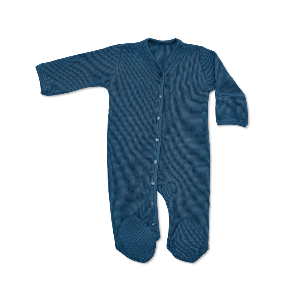 Baby Waffle Footie | Marine