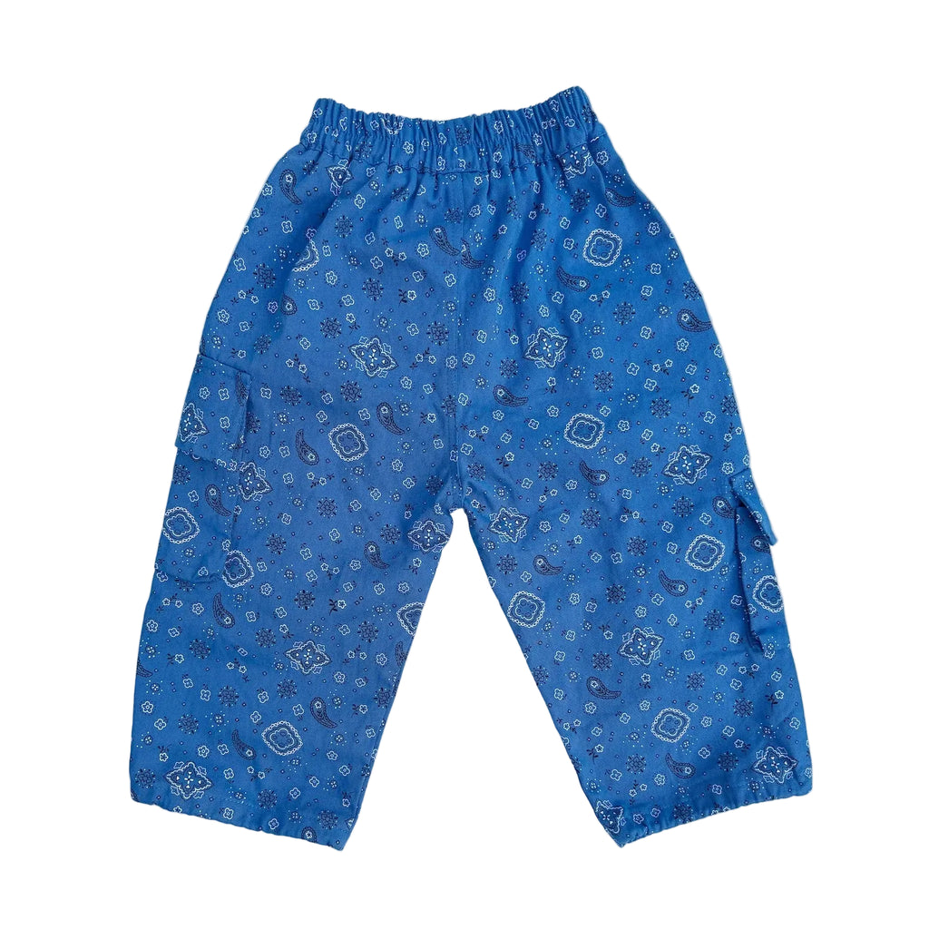 Bandana Bungee Cargo Pants | Blue