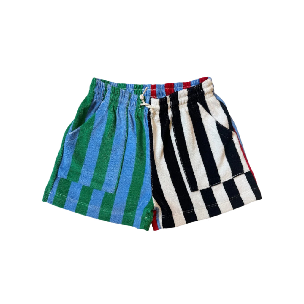 Baby and Kid Terry Striped Shorts | Multi