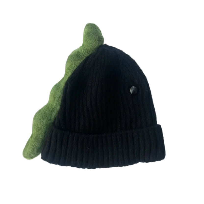 Toddlers Dino Wool Beanie | Black