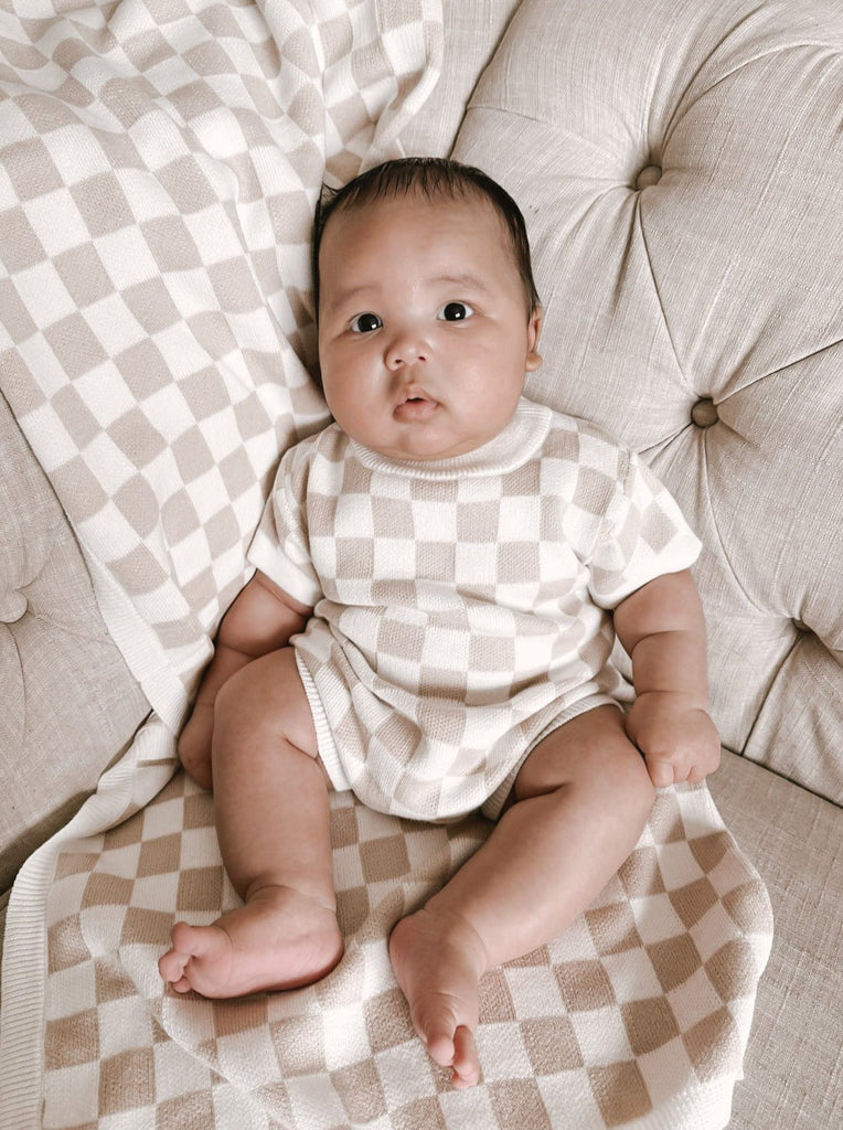 Baby Checkered Romper