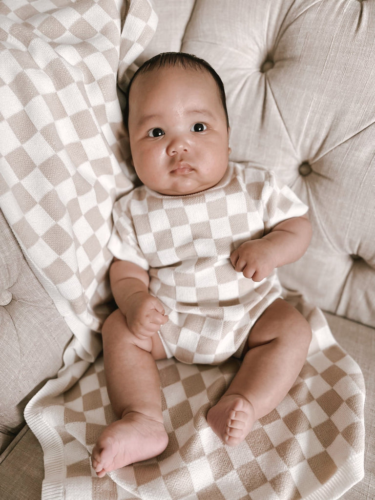 Baby Checkered Romper