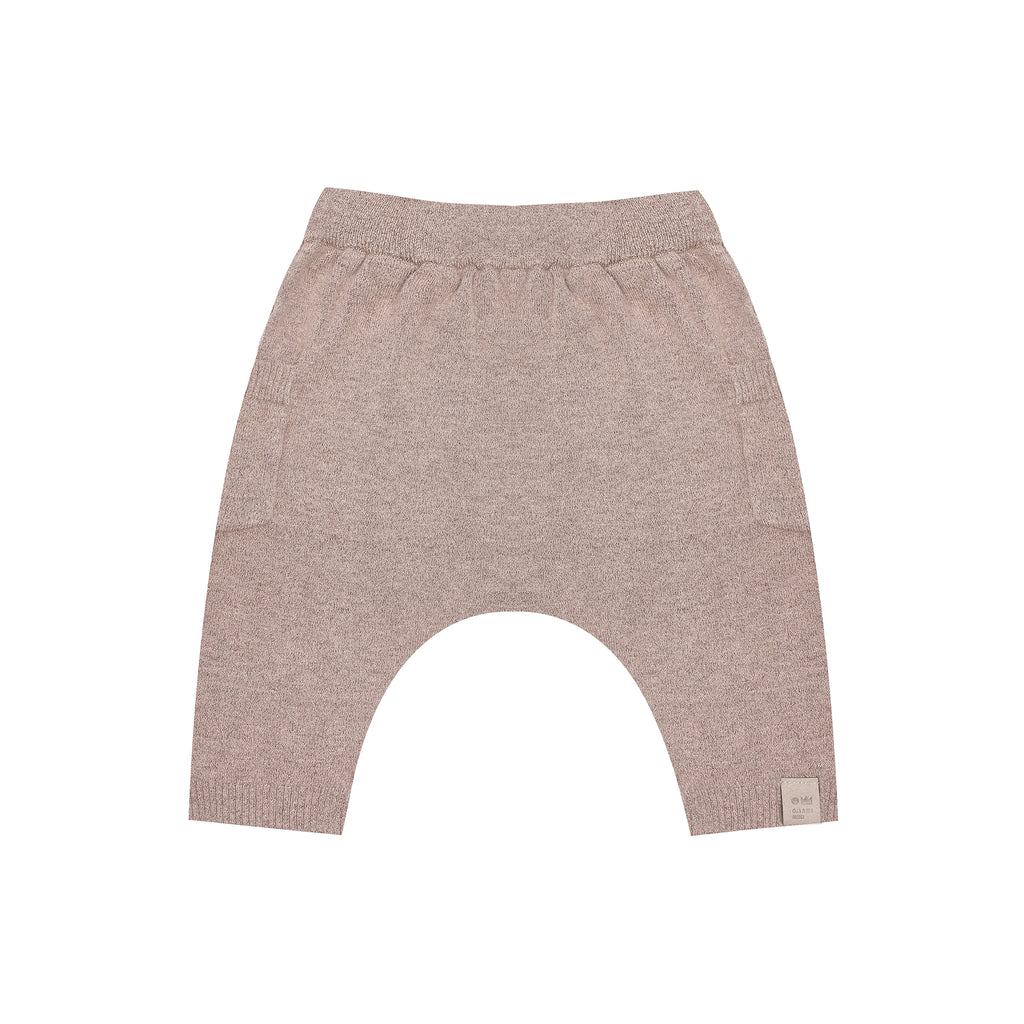 Baby Harem Pants in Brushed Knit - Taupe l OM715
