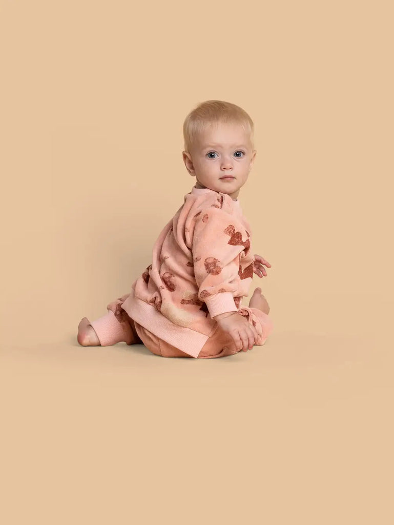 Baby Terry Joggers - Peach | OM762