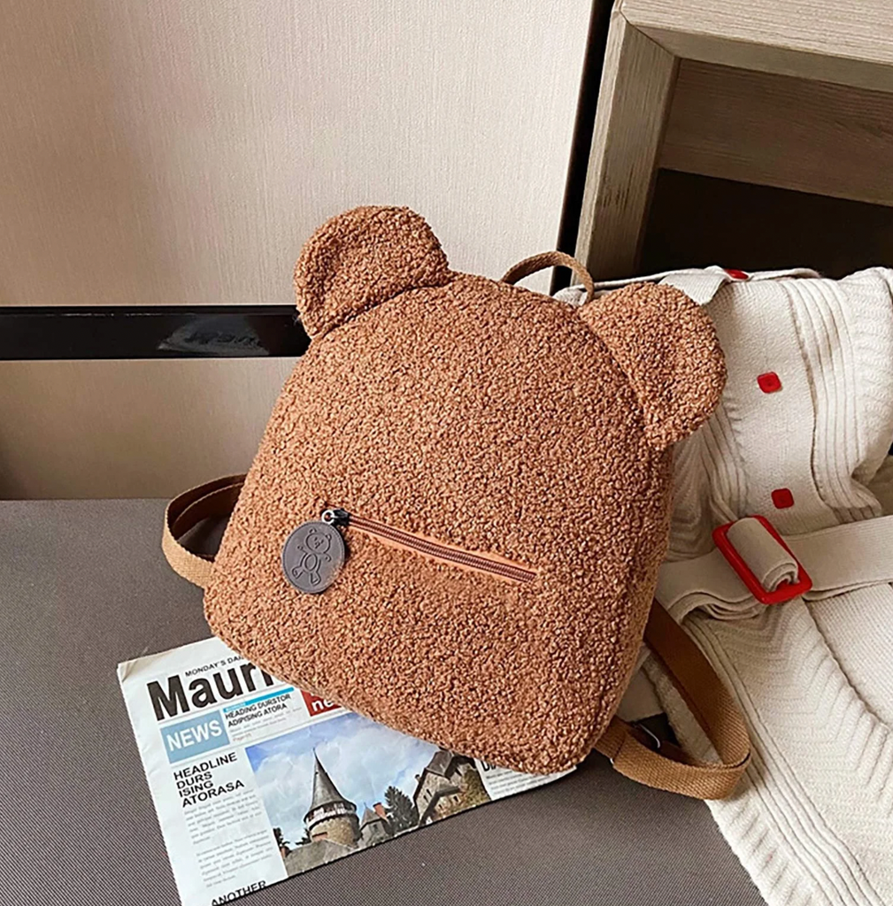 Toddler Backpack | Brown Sherpa