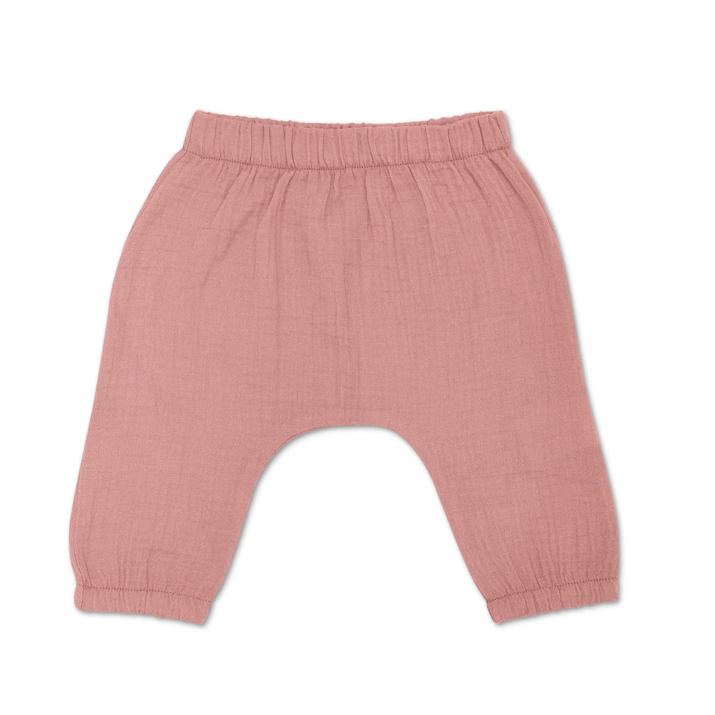 Baby and Toddler Muslin Pants | Terra Cotta