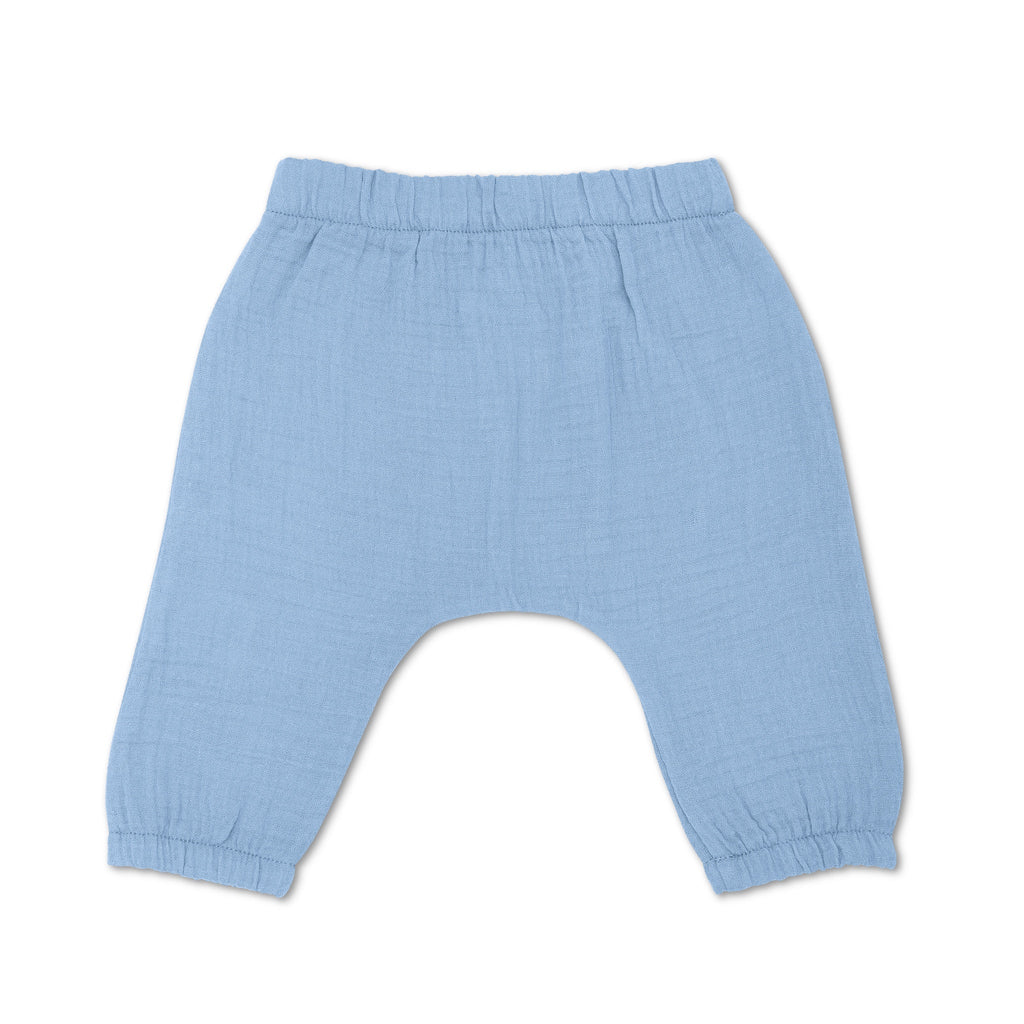 Baby and Toddler Muslin Pants | Blue