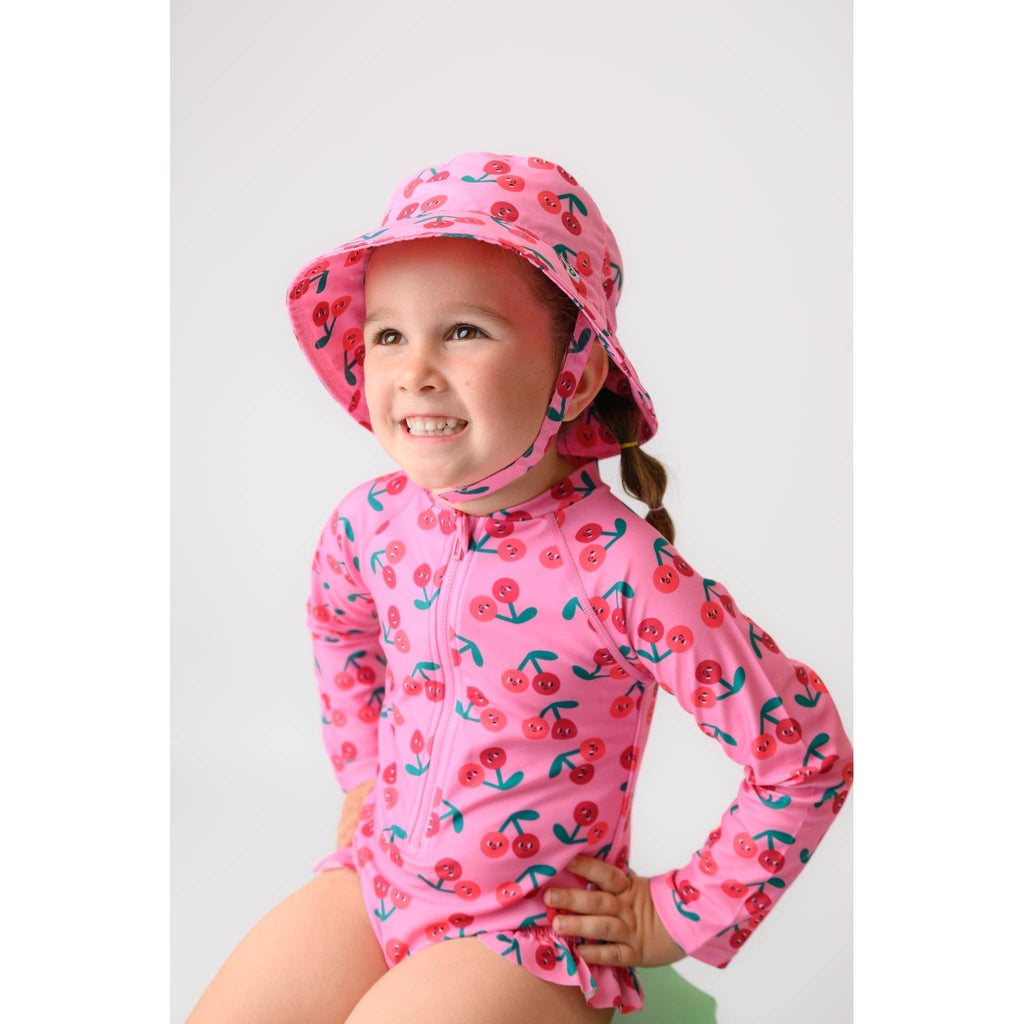 Toddler Cherry Bucket Sun Hat