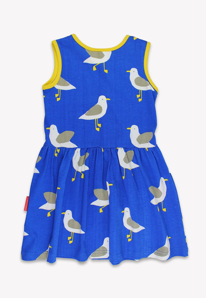 Baby & Girls Organic Summer Dress | Blue Print