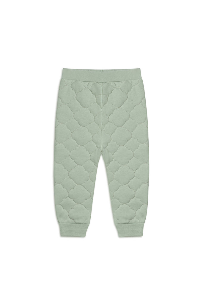 Baby Monogram Quilt Pants | Green