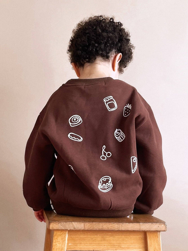 Baby and Toddler Buon Appetito Sweatshirt | Brown