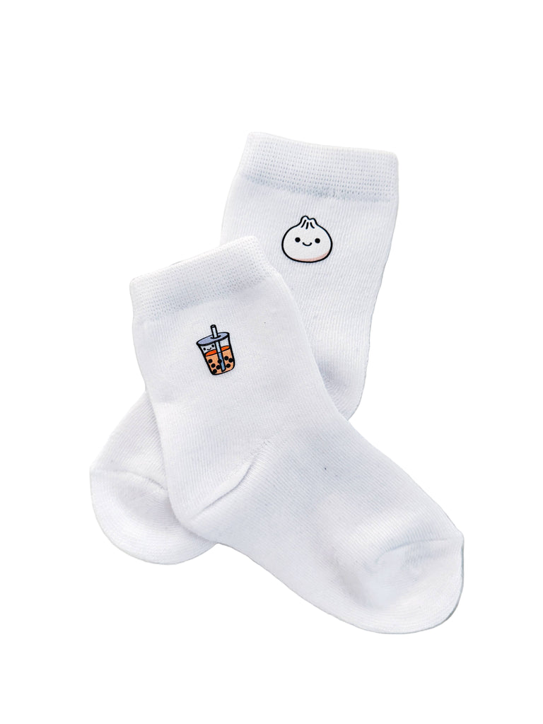 Baby & Toddler Boba Dumpling Duo | White
