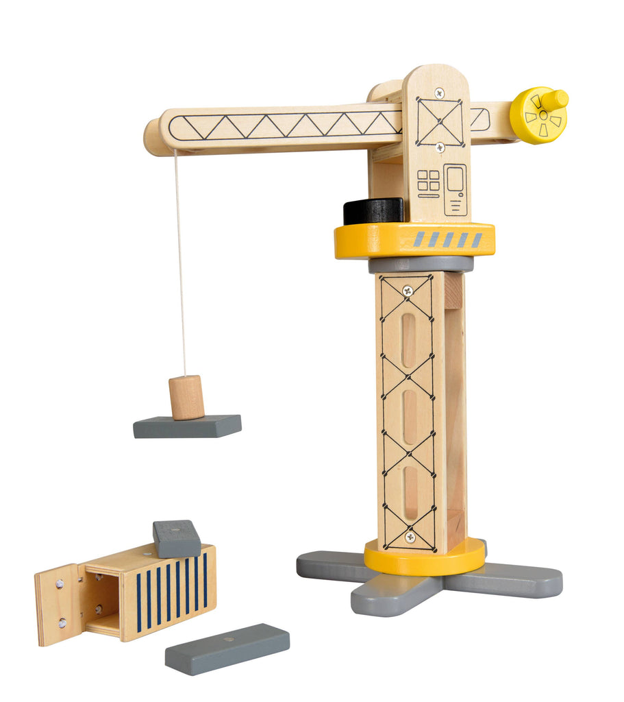 Wooden Crane with Magnetic Hook