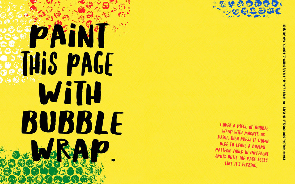 Splatter This Art Book | A Radical Journal with 45 Activities